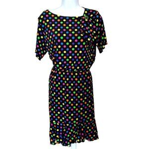 Vintage Retro 1980s Outfit Fluorescent Colors! large